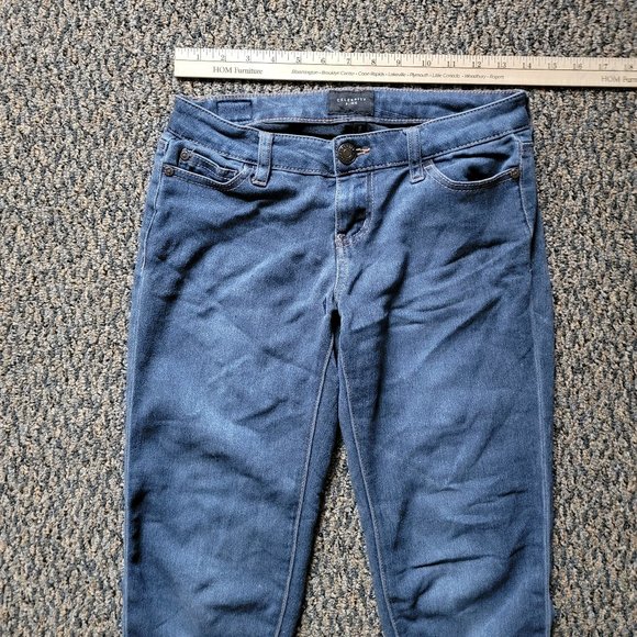 SUPER STRETCHY Celebrity Pink Skinny Jeggings Size 3 - Picture 4 of 8